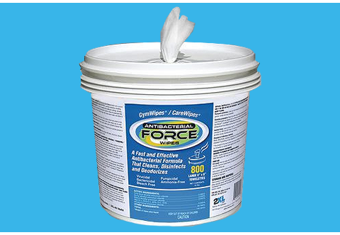 GymWipes Antibacterial FORCE Wipes