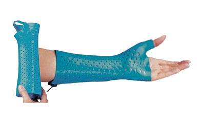 Rolyan AquaForm Universal Zippered Wrist and Thumb Spica Splint