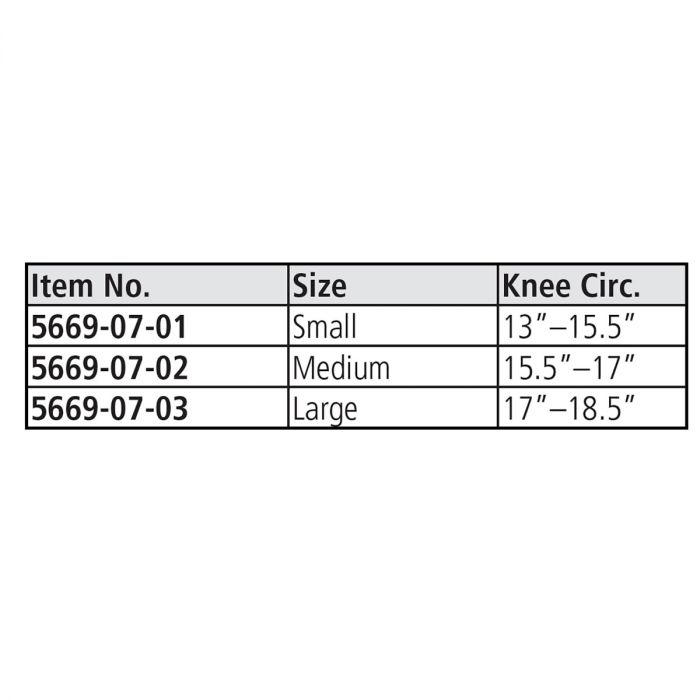 Rolyan Turnbuckle Knee Orthosis Performance Health